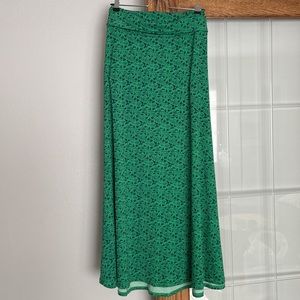 Green Maxi Skirt